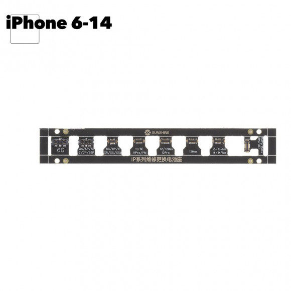Коннектор (контакты) АКБ для iPhone 6 - 14