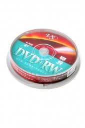 Перезаписываемый компакт-диск VS DVD-RW 4.7Gb 4x CB/10, 1 штука Перезаписываемый компакт-диск VS DVD-RW 4.7Gb 4x CB/10, 1 штука
