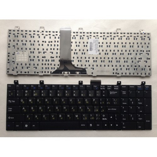 Клавиатура для ноутбука MSI GX633 M670 VX600 EX630 CR600 CR630 VR600 GT740 черная РУССКАЯ РАСКЛАДКА