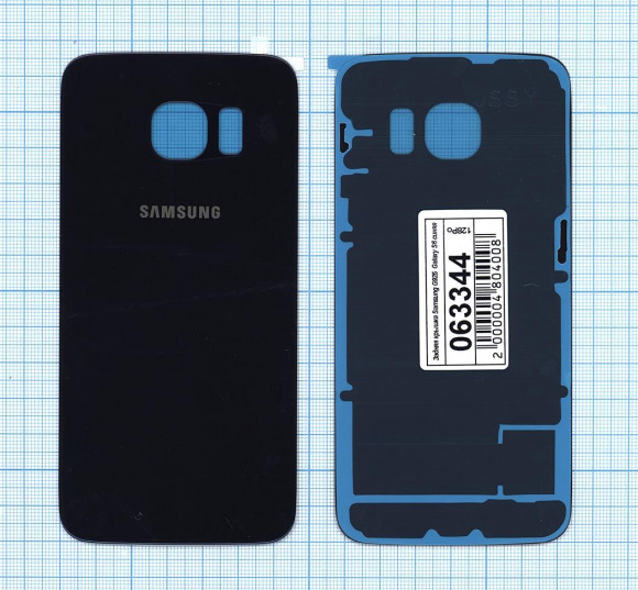 Задняя крышка корпуса для Samsung Galaxy S6 Edge (G925F), синяя