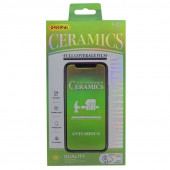 Защитная пленка дисплея Samsung S10 Plus ceramics (HD) черная