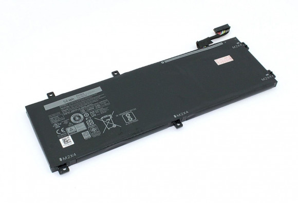 Аккумулятор (батарея) RRCGW для ноутбука Dell XPS 15 9550, 11.4В, 4865мАч 3cell