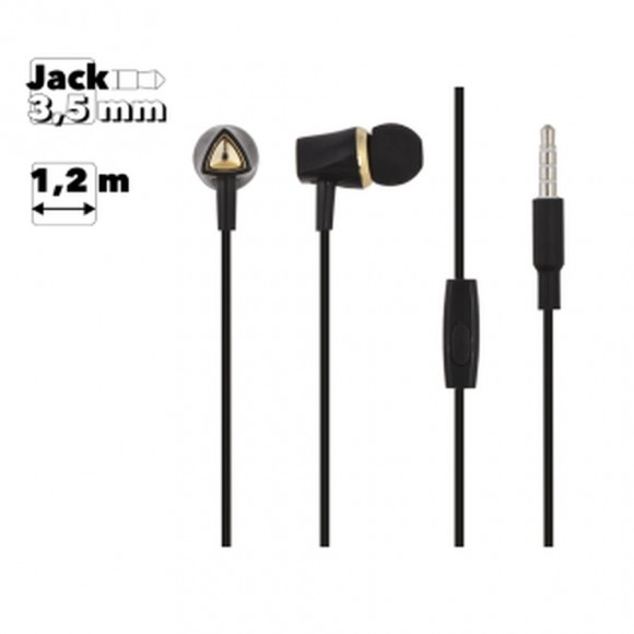 Гарнитура вставная Proda PD-E200 Pauz Series Wired Music In-Ear Headphone, черная