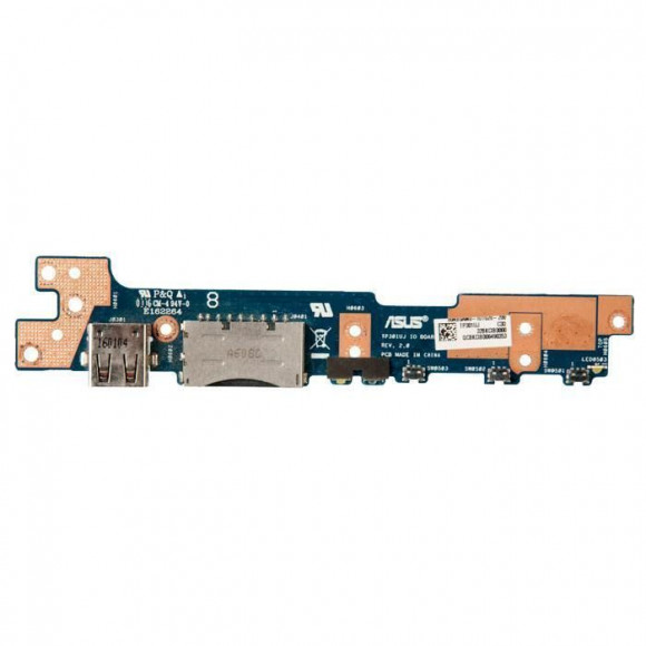 Плата расширения TP301UJ IO BOARD Rev.2.0 для ноутбука TP301U (Плата картридера и портов)