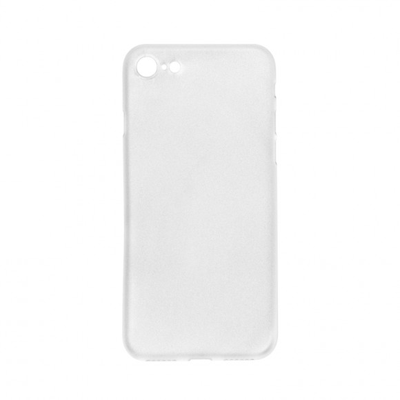Защитная крышка для Apple iPhone 8, 7 (4, 7") матовый пластик 0, 4 мм, белая (упаковка пакетик)