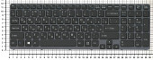 Клавиатура для ноутбука Sony Vaio SVE17, черная Клавиатура для ноутбука Sony Vaio SVE17, черная
