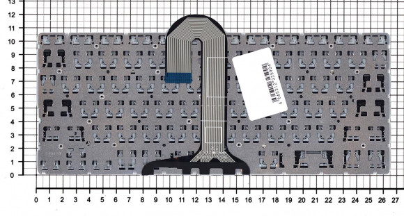 Клавиатура для ноутбука HP ChromeBook 11 G7 G8, черная