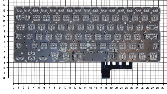 Клавиатура для ноутбука Asus UX331, UX331U, UX331UA, UX331UN, черная с подсветкой