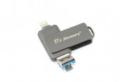Флешка USB Dr. Memory 051 32Гб, USB 3.0, черный