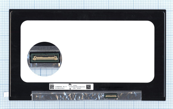 Матрица N140BGE-E54, 14", 1366x768 (HD), 30 pin, TN, UltraSlim, матовая, без креплений Матрица N140BGE-E54, 14", 1366x768 (HD), 30 pin, TN, UltraSlim, матовая, без креплений