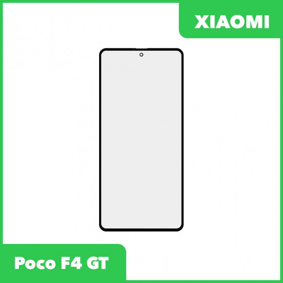 Стекло + OCA пленка для переклейки Xiaomi Poco F4 GT (черный)