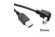 Кабель USB 2.0 на USB-B угол вниз 0,3 м Кабель USB 2.0 на USB-B угол вниз 0,3 м