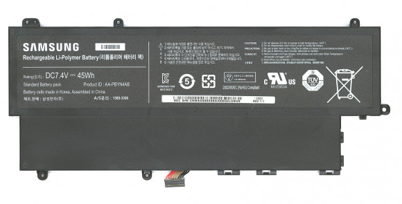 Аккумулятор (батарея) для ноутбука Samsung 530U3B, 530U3C BA43-00336A (AA-PBYN4AB) 6000мАч, 7.4В (оригинал)