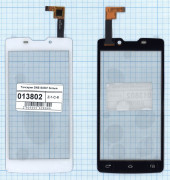 Сенсорное стекло (тачскрин) для DNS S4507, белый Сенсорное стекло (тачскрин) для DNS S4507, белый