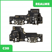 Системный разъем (разъем зарядки) для Realme C30, микрофон Системный разъем (разъем зарядки) для Realme C30, микрофон