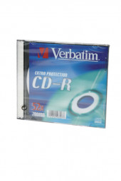 Записываемый компакт-диск Verbatim 43347 CD-R DL Slim 700Mb, 1 штука Записываемый компакт-диск Verbatim 43347 CD-R DL Slim 700Mb, 1 штука