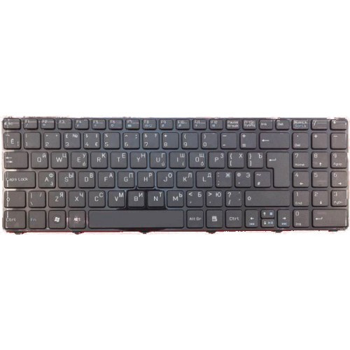 Клавиатура для ноутбука MSI CR640 black РУССКАЯ РАСКЛАДКА