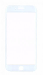 Защитное стекло 4D для Apple iPhone 7, 8 Plus белое
