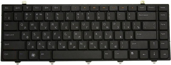 Клавиатура для ноутбука Dell Studio 14 Inspiron 1470, 1570, черная Клавиатура для ноутбука Dell Studio 14 Inspiron 1470, 1570, черная