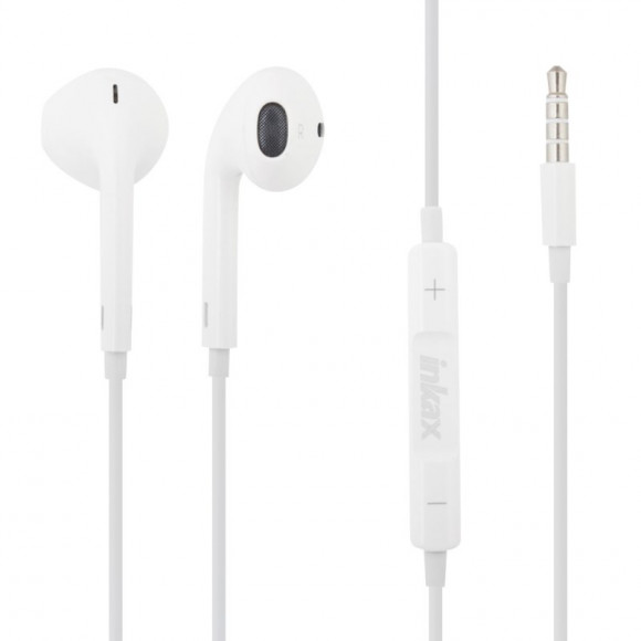 Гарнитура inkax OE-08 Stereo вставная, белая