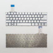 Клавиатура для ноутбука Acer Aspire P3-171, S7-391 серебристая без рамки