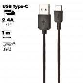 USB кабель "LP" USB Type-C, 1 метр (черный, коробка) USB кабель "LP" USB Type-C, 1 метр (черный, коробка)
