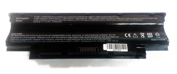 Аккумулятор (батарея) для ноутбука Dell Inspiron M411R (J1KND) 11.1V 5200mAh