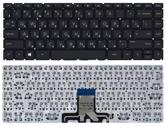 Клавиатура для ноутбука HP 240 G7, черная