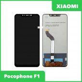 LCD дисплей для Xiaomi Pocophone F1 в сборе с тачскрином (черный) Premium Quality
