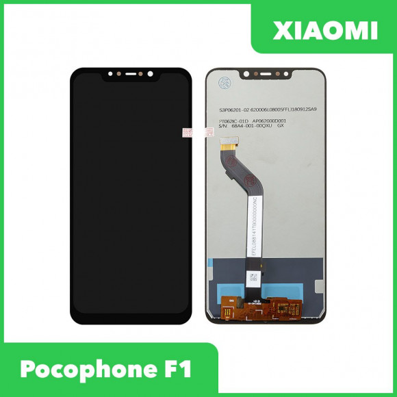 LCD дисплей для Xiaomi Pocophone F1 в сборе с тачскрином (черный) Premium Quality