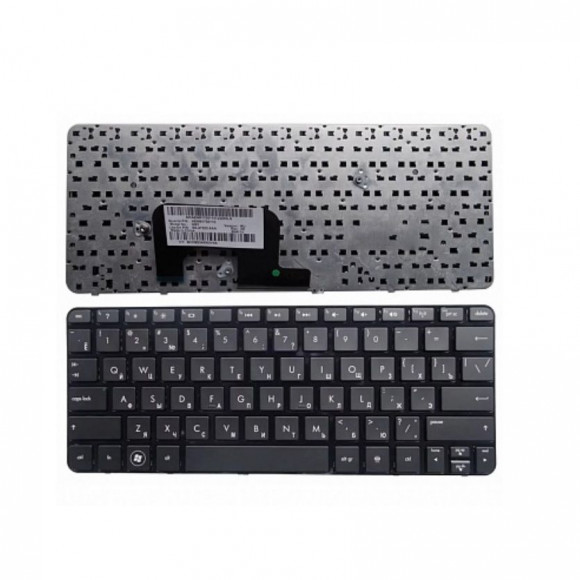 Клавиатура для ноутбука HP mini 210-2000 черная, с рамкой