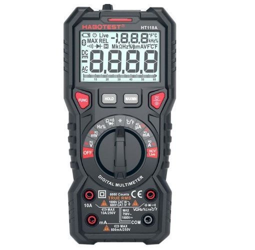 Мультиметр Habotest HT118A цифровой (True RMS)