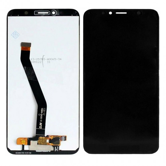 Дисплей для Huawei Honor 7A Pro, 7C, Y6 Prime 2018, Y6 2018 5.7" в рамке + тачскрин (черный) 100%