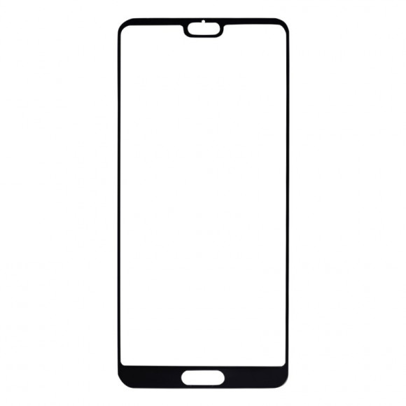 Защитное стекло "LP" для Huawei P20 Thin Frame Full Glue с рамкой 0.33 мм, 2.5D, 9H, черное
