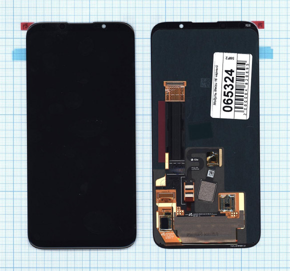 Модуль (матрица + тачскрин) для Meizu 16 (16x), черный