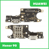 Системный разъем (разъем зарядки) для Huawei Honor 90 (REA-NX9), микрофон Системный разъем (разъем зарядки) для Huawei Honor 90 (REA-NX9), микрофон