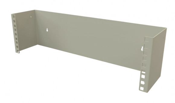BW19-3U-110F-RAL7035 Кронштейн настенный для 19'; оборудования, высота 3U, глубина 110 мм, фиксированный, цвет серый (RAL 7035) Hyperline