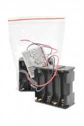 Адаптер для аккумуляторов Robiton Bh8xAA с двумя проводами PK1, 1 штука Адаптер для аккумуляторов Robiton Bh8xAA с двумя проводами PK1, 1 штука