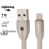 USB кабель Remax Kinght Series Cable RC-043i для Apple 8-pin, золотой