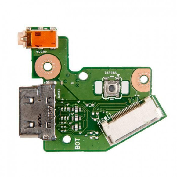 Плата саббуфера и порта VGA для ноутбука Asus N56D, N56DP, N56DY