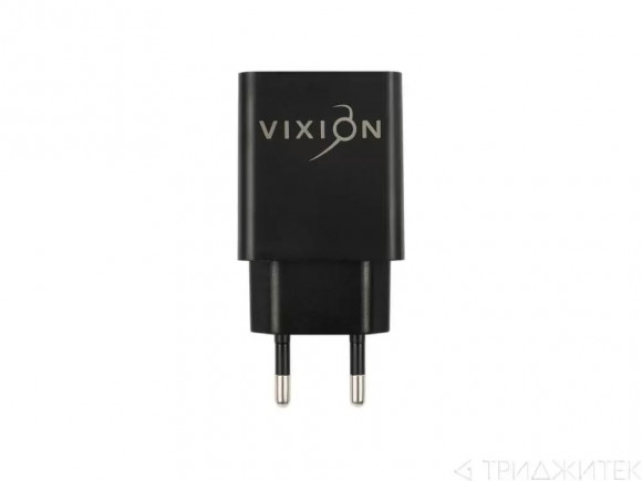 Сетевое зарядное устройство L7 (2-USB, 2.1A) + MicroUSB кабель, 1м, черный (Vixion)