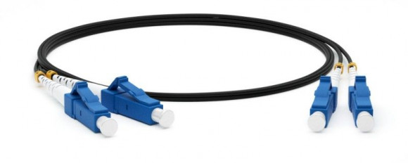 FC-D2-9-LC/UR-LC/UR-H-15M-LSZH-BK Патч-корд волоконно-оптический (шнур) SM 9/125 (OS2), LC/UPC-LC/UPC, 2.0 мм, duplex, LSZH, 15 м, черный Hyperline