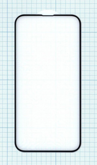 Защитное стекло 6Dдля Apple iPhone 13, черное