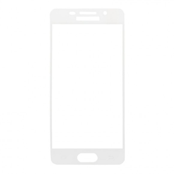 Защитное стекло Tempered Glass для Samsung Galaxy A3 2016 (A310F) (белая рамка)