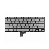 Клавиатура для ноутбука Asus NX500, NX500JK серебряная Клавиатура для ноутбука Asus NX500, NX500JK серебряная