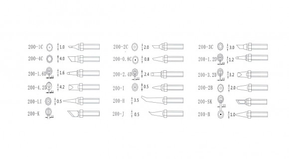 Жало для паяльника Quick QSS200-T-2C