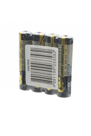 Батарейка (элемент питания) GP Supercell 24S/R03 SR4 (24PL), 1 штука