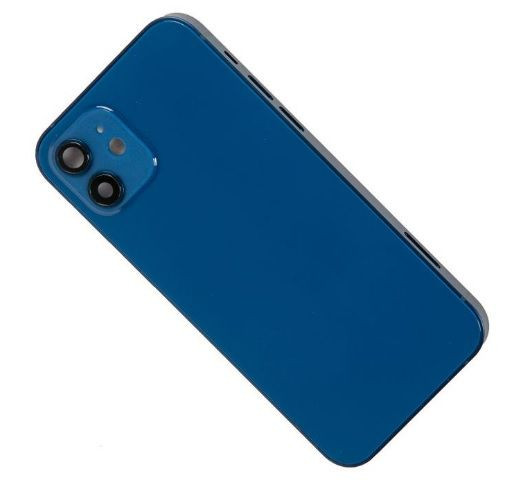Задняя крышка для Apple iPhone 12, в сборе с рамкой, синий