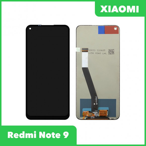 LCD дисплей для Xiaomi Redmi Note 9 в сборе с тачскрином (черный)