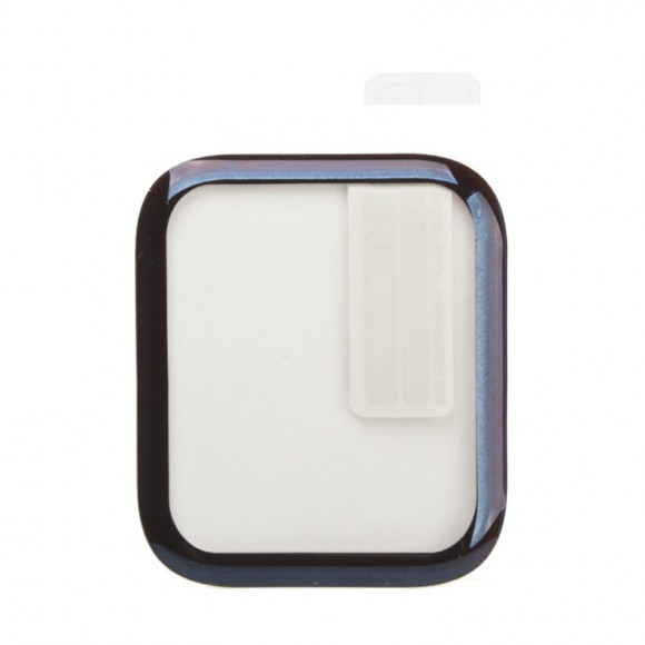 Защитное стекло для Apple Watch 4, 5 COTEetCI 4D Steel Film Full Glue Glass 40 мм. (черный)